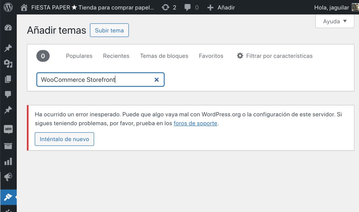 WooCommerce error al finalizar compra solución rápida